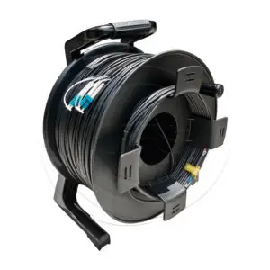 DURATAC® ARMORED FIBER REELS - 4 LC Connectors