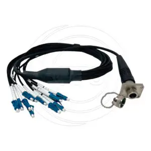 TFS DuraTAC® 12 Fiber MPO Magnum Chassis Connector with 12 LC and 1 Meter Patch Cables