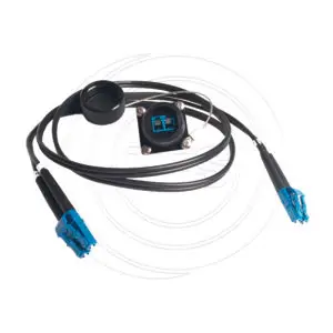 TFS DuraTAC® BullsEye Duo Chassis Connector with 2 LC Breakout - 1 Meter