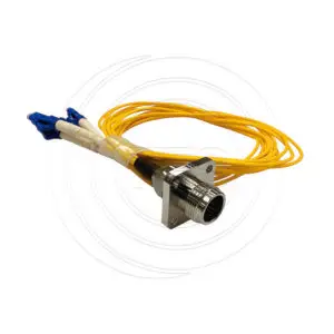 Magnum Duo Chassis Connector with Duplex LC Patch Cable - 1 Meter