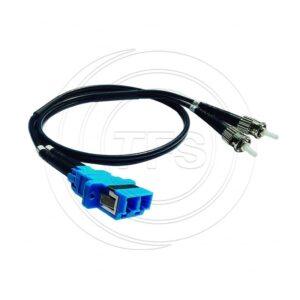 TFS 2 ST Male to 2 LC Female Adapter - 1 Meter