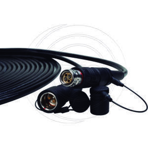 TFS Magnum™ SMPTE connector with DuraTac® SMPTE 311M Hybrid Tactical Fiber Cable without Reel