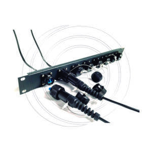 TFS 8 Port BullsEye Patch Panel with LC Breakouts